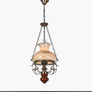 Style européen rétro italien bois Art lumière lustre de luxe britannique pays Restaurant Simple <span class=keywords><strong>suspension</strong></span> en bois massif pour - Product Image 5