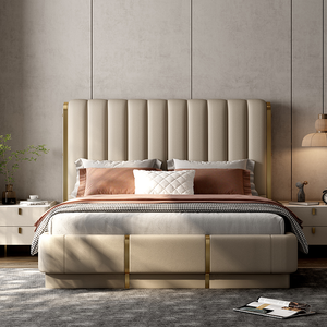 Yishangsen, muebles de dormitorio de lujo para el hogar, marco de cama tamaño King Queen, Hotel, apartamento, dormitorio, <span class=keywords><strong>Suite</strong></span>, <span class=keywords><strong>Suite</strong></span>, cama King Size - Product Image 1
