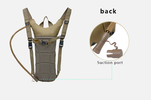 حقيبة ظهر رياضية خفيفة الوزن مخصصة للجري وركوب الدراجات بسعة 3 لتر، مع منحنى فسيولوجي للظهر من مادة PVC، وإطار داخلي بسعة 2.5 لتر مع سحاب. - Product Image 5