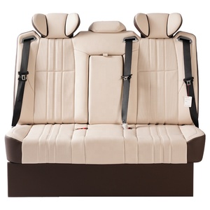 Housse de siège de voiture universelle en cuir PU 5 places personnalisée en usine C3 KIMSEY, noir et rouge, vente en gros - Product Image 1