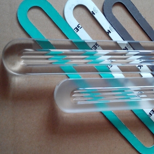 Verre de jauge de niveau de chaudière réflexe en borosilicate trempé, transparent/réfléchissant, haute température, personnalisable - Product Image 3