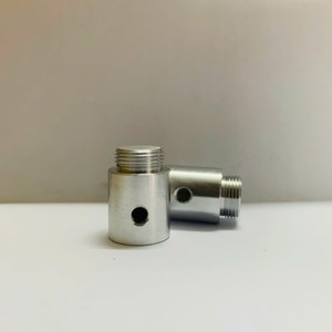 N4 Aluminum Shaft CNC Machined Threaded Shaft with Cross Hole Custom Industrial Mechanical Parts OEM Supplier - Product Image 3