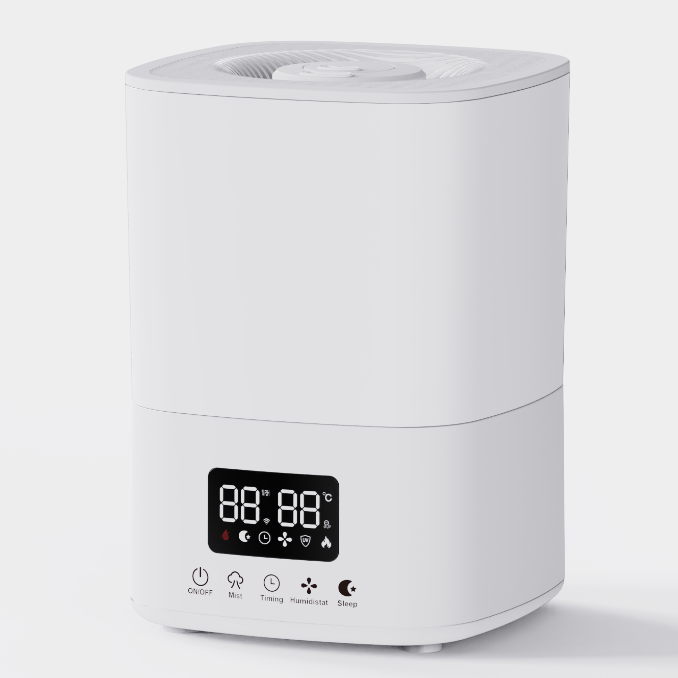 Nice Price Wholesale Intelligent Digital Screen Hotel Garage Office Warm and Cool Mist Humidifier