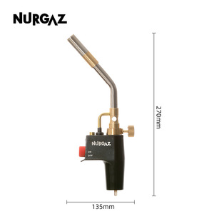 Torche de soudage NURGAZ compacte au propane/gaz Mapp, allumage manuel, interrupteur unique, plaqué cuivre, sans refroidissement - Product Image 4