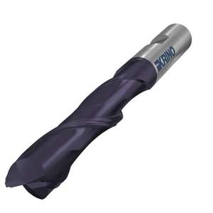 KRINO - 240041600 HSS-CO 8% Fraises à queue à deux cannelures TIALN avec queue Weldon série longue-EAN 8014249402145 DRILL BITS - Product Image 2