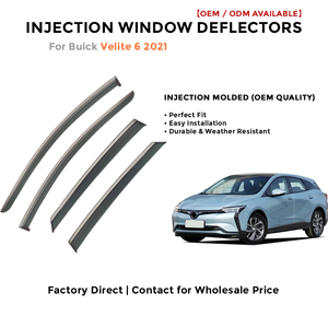 Déflecteurs de fenêtre latérale pare-pluie pour Toyota Cruiser 2019-2020 accessoires auto - Product Image 2