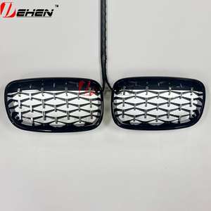 Pour BMW <span class=keywords><strong>X5</strong></span> X6 Série <span class=keywords><strong>E70</strong></span> E71 E72 LED Noir Brillant Grille Modification Double Ligne Grille Double Barre Grille 2007-2014 - Product Image 4