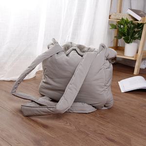 Tas ransel hewan peliharaan portabel, tas dada kucing dan anak anjing hangat lembut dengan penutup sabuk untuk perjalanan, tas ransel hewan peliharaan portabel luar ruangan modis - Product Image 4