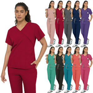 Uniformes Médicos de Hospital para Mujer, en Varios Colores, de Algodón y Poliéster, Listos para Enviar - Product Image 3