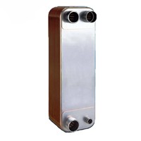 SS316L Cuivre industriel personnalisé BPHE avec design compact 1U pour les systèmes de refroidissement liquide des racks de serveurs de centre de données