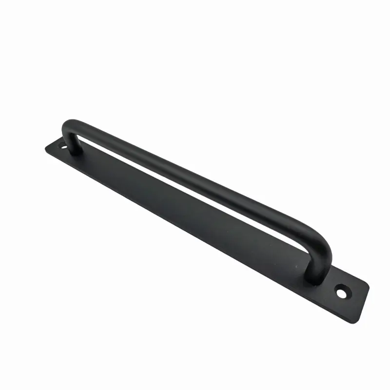 Manija de barra de agarre para muebles de aleación de aluminio de placa trasera Manija de puerta corredera