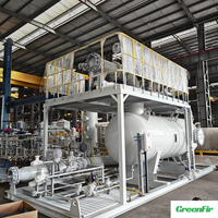 Séparateur gaz-liquide GNL sur skid, unité de liquéfaction et de purification de gaz naturel sur mesure avec réservoir tampon sphérique