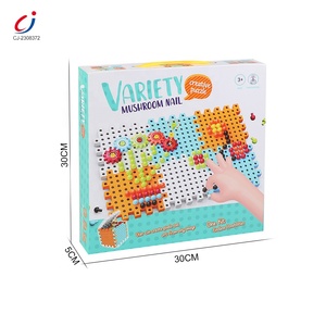 Chengji – matériel éducatif <span class=keywords><strong>de</strong></span> bricolage, <span class=keywords><strong>jeu</strong></span> créatif, jouets pour enfants, blocs <span class=keywords><strong>de</strong></span> construction, <span class=keywords><strong>mosaïque</strong></span>, Pegboard, Puzzle à ongles en forme <span class=keywords><strong>de</strong></span> champignons - Product Image 5