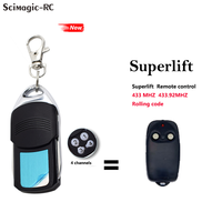 015-Avanti / Superlift / TX4 Télécommande de porte de garage 433 MHz, émetteur à code roulant, porte-clés de portail