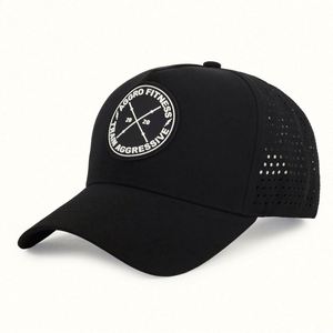 Wholesale Custom Unstructured 5 Panel a Frame <b>Baseball</b> <b>Cap</b> Laser Cut Hole 5 Panel Rubber Pvc logo <b>Baseball</b> <b>Cap</b> - Product Image 1
