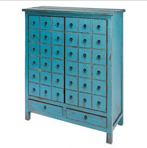 Tủ Hồ Sơ Ngăn Kéo Sơn Đau Khổ Bằng Gỗ Khai Hoang Kiểu Cổ Trung Quốc - Product Image 2