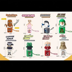 Answer Me พวงกุญแจอนิเมะ ของเล่นขนาด 5.7 ซม. พร้อมเอฟเฟกต์แสงและเสียง สำหรับคลายเครียด - Product Image 3