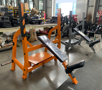 Banc de musculation incliné professionnel pour usage commercial en salle de sport, équipement d'exercice à poids libre pour presser les pectoraux assis, machine de gym