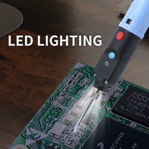 Soldador de hierro para soldar, batería de soldadura USB de 5V y 8W, herramienta de reparación profesional recargable inalámbrica, resistente al calor, portátil duradero - Product Image 4