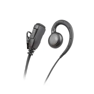 Smart PTT Earhook Earpiece and Mic for PoC Push-to-Talk two way radio earpiece