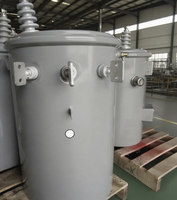 Type immergé dans l'huile monophasé 50kva 13.8KV-120/240V d'OEM de transformateur monté par Polonais