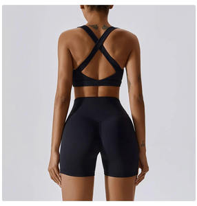 Joyyoung Set Sportivo da <span class=keywords><strong>Donna</strong></span> all'Ingrosso, Giacca a Maniche Lunghe e Leggings per <span class=keywords><strong>Palestra</strong></span> e Fitness, Completo Yoga Senza Cuciture Traspirante con Stampa - Product Image 3