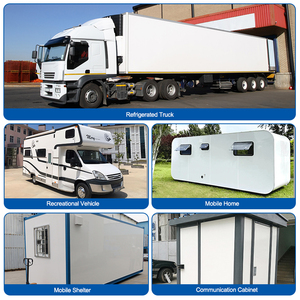 לוח frp פאנל פוליפרופילן ייצור דבש תחבורה חדר קר נגד החלקה משאית rv ואן מטען frp xps לוחות סנדוויץ' - Product Image 6