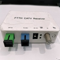Nodo Óptico CATV FTTH 1310nm/1550nm con AGC/MGC WDM para ONU FTTH CATV, Receptor de Fibra RF, Mini Nodo, Receptor de TV Óptico