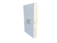 Panneaux sandwich en laine de roche et polyuréthane pour chambre froide, centre logistique, longueur personnalisable et épaisseur d'isolation de 50 à 200 mm