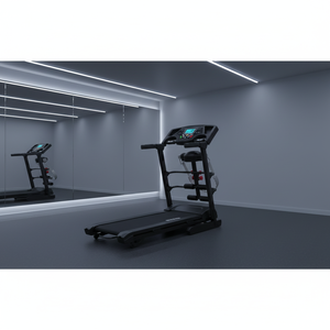 Беговая дорожка <span class=keywords><strong>HSM</strong></span> Factory 1.5 л.с., электрическая, из АБС-пластика, для фитнеса и тренировок, для пользователей весом до 120 кг, простая установка для домашнего спортзала - Product Image 3