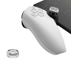 1 Par de Tapas para Joystick de PS <span class=keywords><strong>Portal</strong></span>, Funda Protectora de Silicona Líquida Transparente para Control de Juegos, Tapas para Joystick con Agarre para el Pulgar para PS5 - Product Image 5