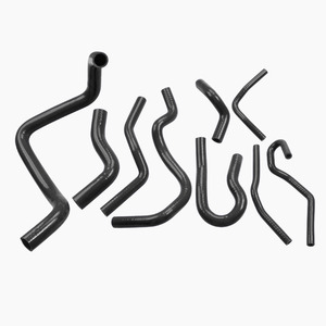 Coolant Hoses For Honda Civic 9 <b>Pc</b> <b>Set</b> Black Silicone Replacement Parts - Product Image 1
