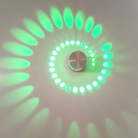 Lampe spirale LED, lampe murale créative, lampe décorative de chevet, lampe décorative de fond de mur, lampe décorative de couloir