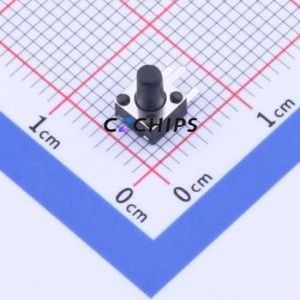 GT-TC073B-H070-L1 Tactile Switch Through hole Component (THT) Switch Single Pole Single Throw Round Button 2.5N Through Hole - Product Image 1