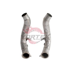 Tubería de Escape de Alto Flujo con Protección Térmica Vortex para BMW N63 4.4T V8 M550i M850i X5 X6 X7 M50i, Tubo de Escape Turbo para Carreras - Product Image 1