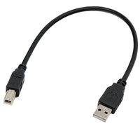Cable USB AM a USB B 2.0 de Alta Velocidad con Conductor de Cobre y Revestimiento de PVC para Impresoras, Escáneres y Computadoras, con Certificación CE
