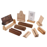Support de calendrier en bois de hêtre poli de haute qualité 2025, socle pour trophée, support pour photos et cartes à collectionner, porte-menu