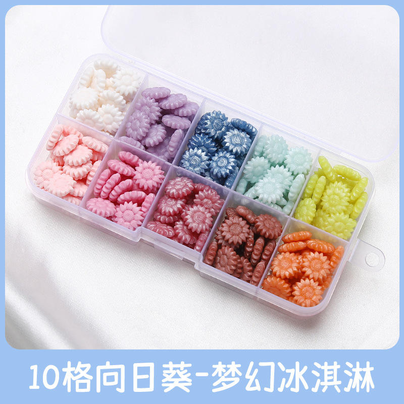 Tournesol à 10 segments - Crème glacée de rêve