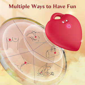 Fernbedienung Red Heart Halskette mit mehreren Funktionen Mastur batoren Genre Worldwide Großer Markt für Neuheiten Produkte für Erwachsene - Product Image 6