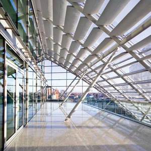 <span class=keywords><strong>Persiana</strong></span> de ala manual eléctrica automática vertical de aluminio para decoración de exteriores moderna, persianas horizontales fijas a prueba de viento - Product Image 1