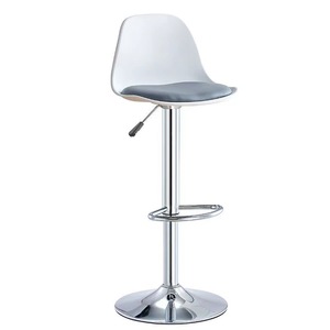 Sillas de Barra Modernas de Acero con Respaldo Ajustable, Taburetes Altos para Hotel, Comedor, Sala de Estar, Uso Comercial - Product Image 1