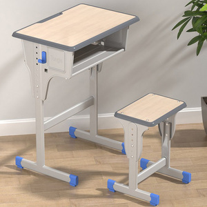 Meubles scolaires en <span class=keywords><strong>bois</strong></span> durables et abordables, ensemble bureau et chaise pour étudiants, bureau et chaise scolaires modernes pour salle <span class=keywords><strong>de</strong></span> classe - Product Image 6