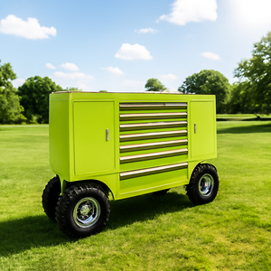 2025 Heavy Duty Kindle <strong>Pitbox</strong> Toolbox Wheels Custom Size Aluminum Material Portable Racing Tool Cabinet for Garage Track Use - Product Image 1
