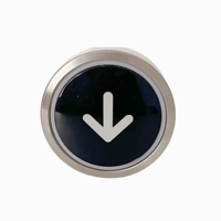 Commandes d'ascenseur en verre à bouton-poussoir rond de conception moderne A3N10381 A4J10382 MT210