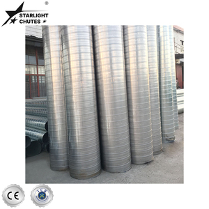 STARLIGHT CHUTES Conduit en spirale en acier inoxydable poli miroir brossé Dimensions personnalisables <span class=keywords><strong>pour</strong></span> l'industrie/moderne - Product Image 6