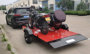 Remolque de Transporte para Motocicleta con Elevador Hidráulico Portador de ATV UTV para Rally Carrera Desierto Vehículo Utilitario Todoterreno - Product Image 2