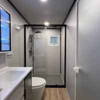 Oficina Contenedor Expandible Insonorizada de 20 y 40 pies, Estación de Trabajo Móvil Prefabricada, Oficina en Obra, Villa con Cocina