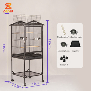 <span class=keywords><strong>Jaula</strong></span> Elegante <span class=keywords><strong>para</strong></span> Pájaros Voladores, <span class=keywords><strong>Jaula</strong></span> Grande de Metal de Múltiples Niveles <span class=keywords><strong>para</strong></span> Cría de <span class=keywords><strong>Canarios</strong></span>, <span class=keywords><strong>Jaula</strong></span> <span class=keywords><strong>para</strong></span> Palomas - Product Image 4
