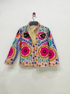 Chaleco Suzani Talla L, Abrigos para Mujer, Talla Única, Holgado y Cómodo para Cualquier Talla, Proveedor de la India - Product Image 4