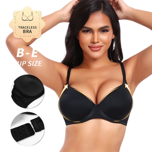 บราดันทรงแบบไม่มีสายระบายอากาศเสื้อชั้นในขนาดพลัสไซส์ - Product Image 1